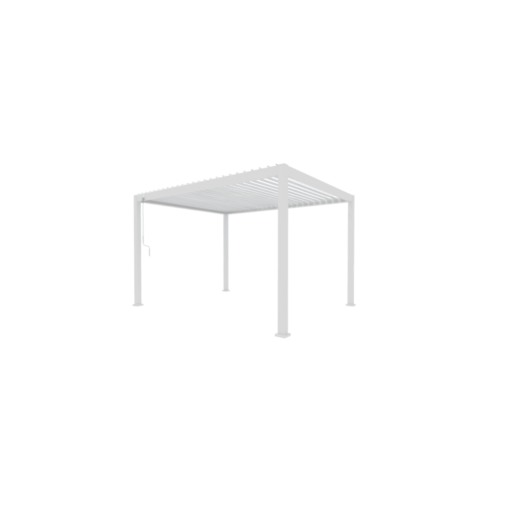 Louvred Pergola Louvre Roof White | DTP-LR0304-WH gallery detail image