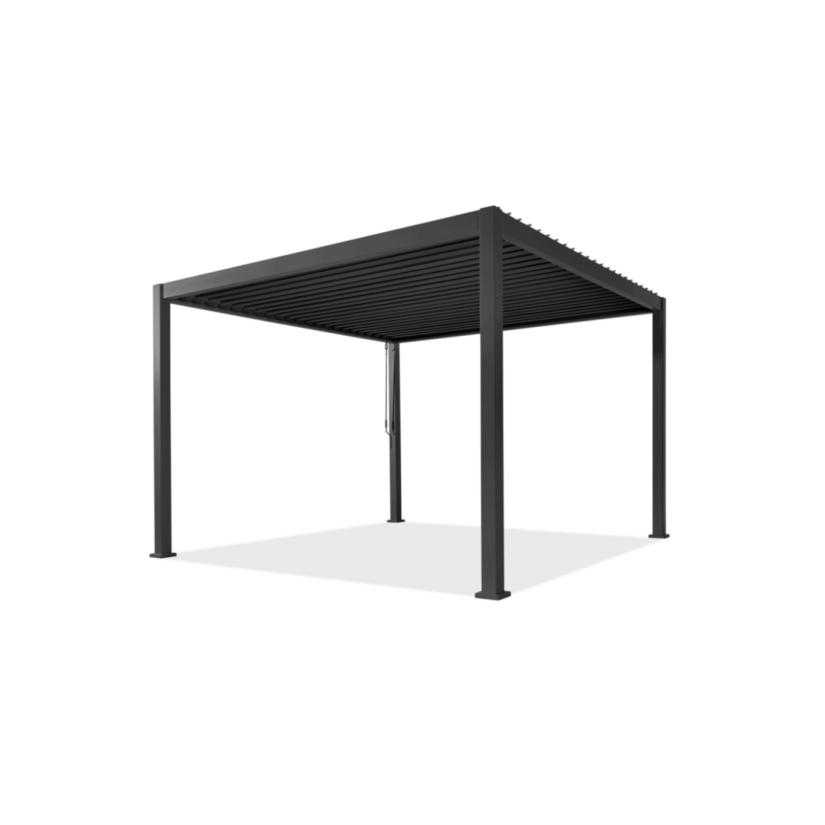 Louvred Pergola Louvre Roof Dark Grey | DTP-LR0303-GY gallery detail image