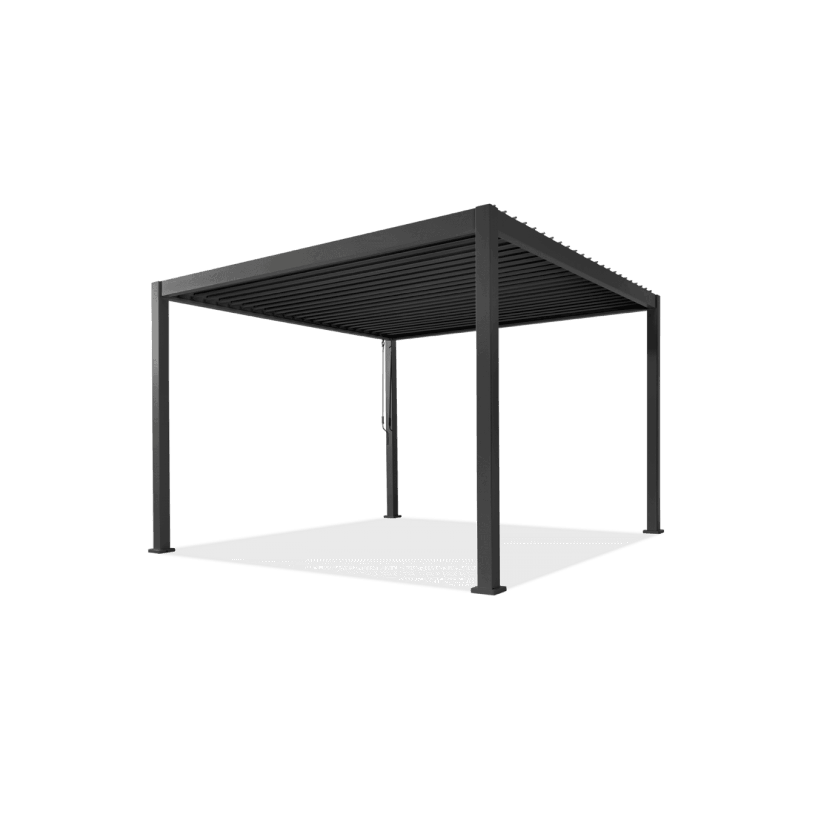 Louvred Pergola Louvre Roof Dark Grey | DTP-LR0304-GY gallery detail image