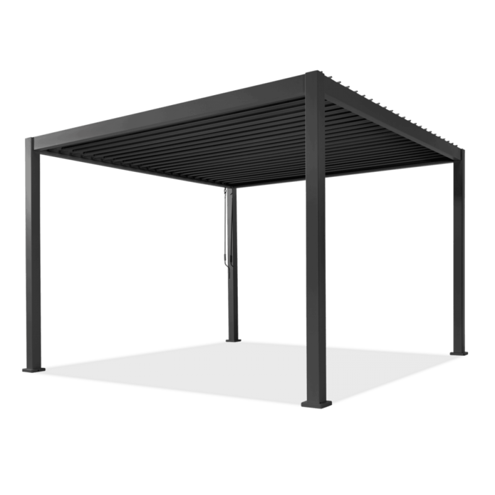 Louvred Pergola Louvre Roof Dark Grey | DTP-LR0304-GY gallery detail image