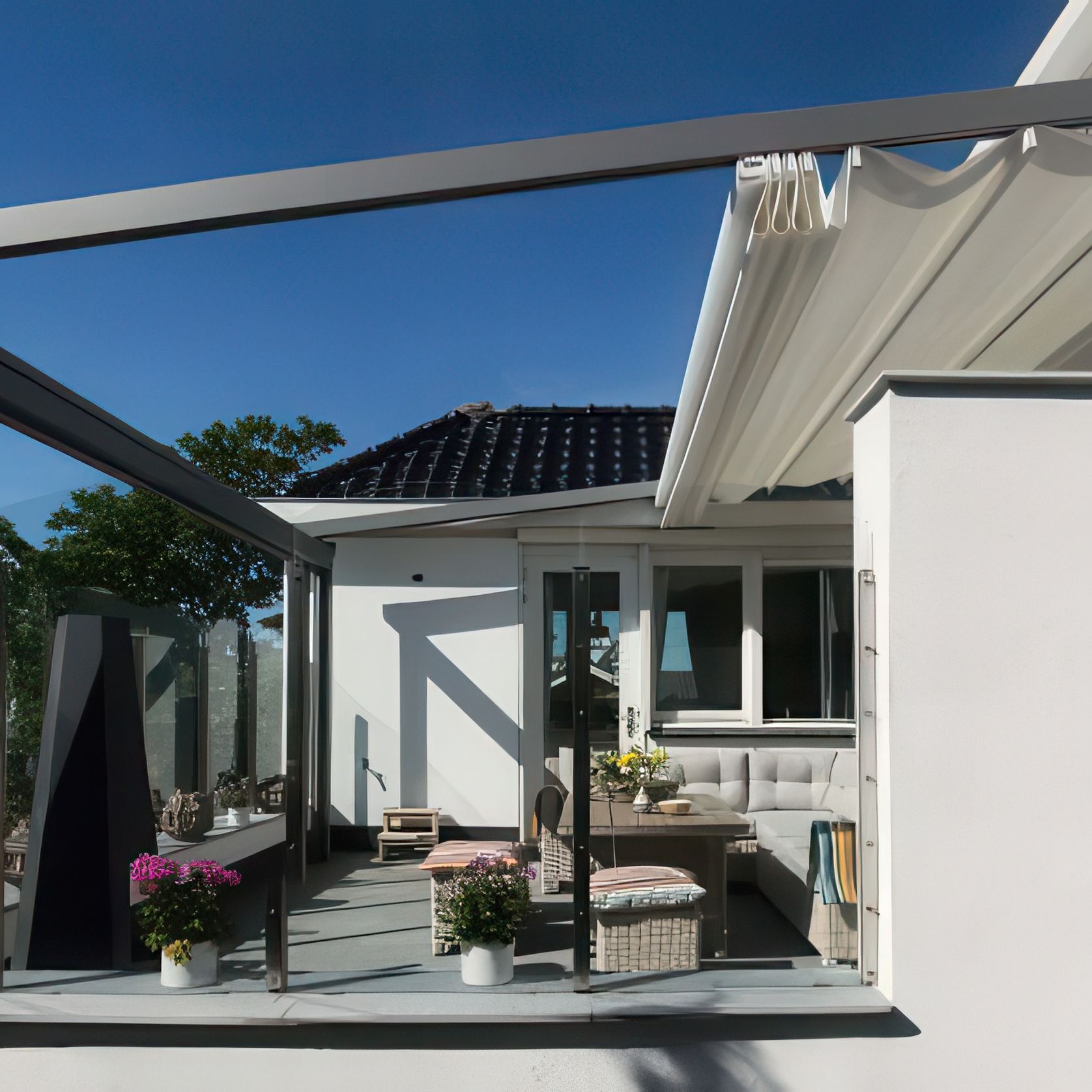 Leiner Sunrain L Retractable Roof Pergola gallery detail image