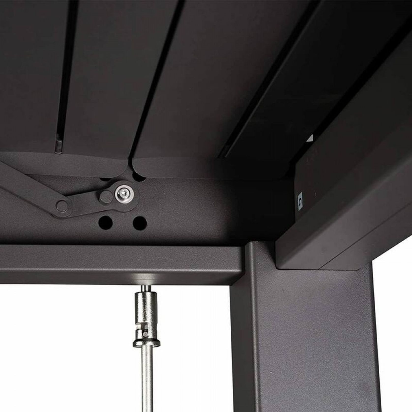 Louvred Pergola Louvre Roof Dark Grey | DTP-LR0307-GY gallery detail image