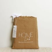 100% French Flax Linen Pillowcase Pair - Ginger gallery detail image