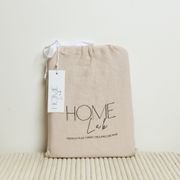 100% French Flax Linen Pillowcase Pair - Latte gallery detail image