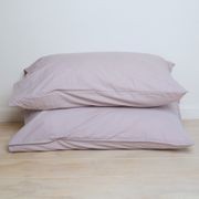 100% Stonewashed Cotton Pillowcase Pair  | Lavender gallery detail image