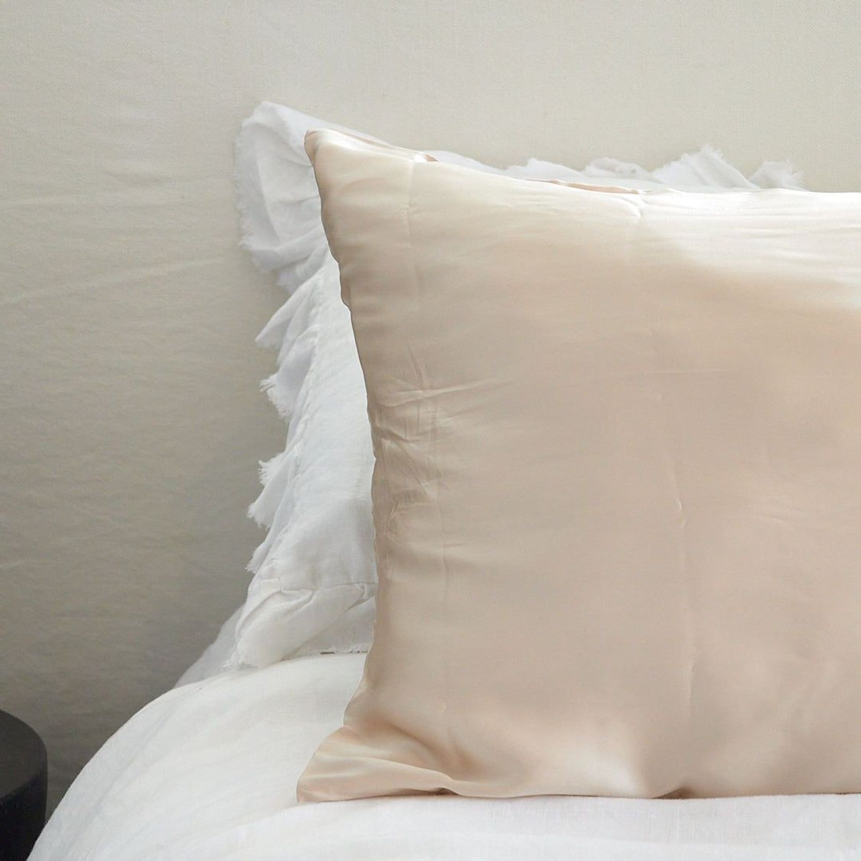 100% Pure Silk Pillowcase - Champagne gallery detail image