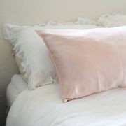 100% Pure Silk Pillowcase Pair - Blush gallery detail image