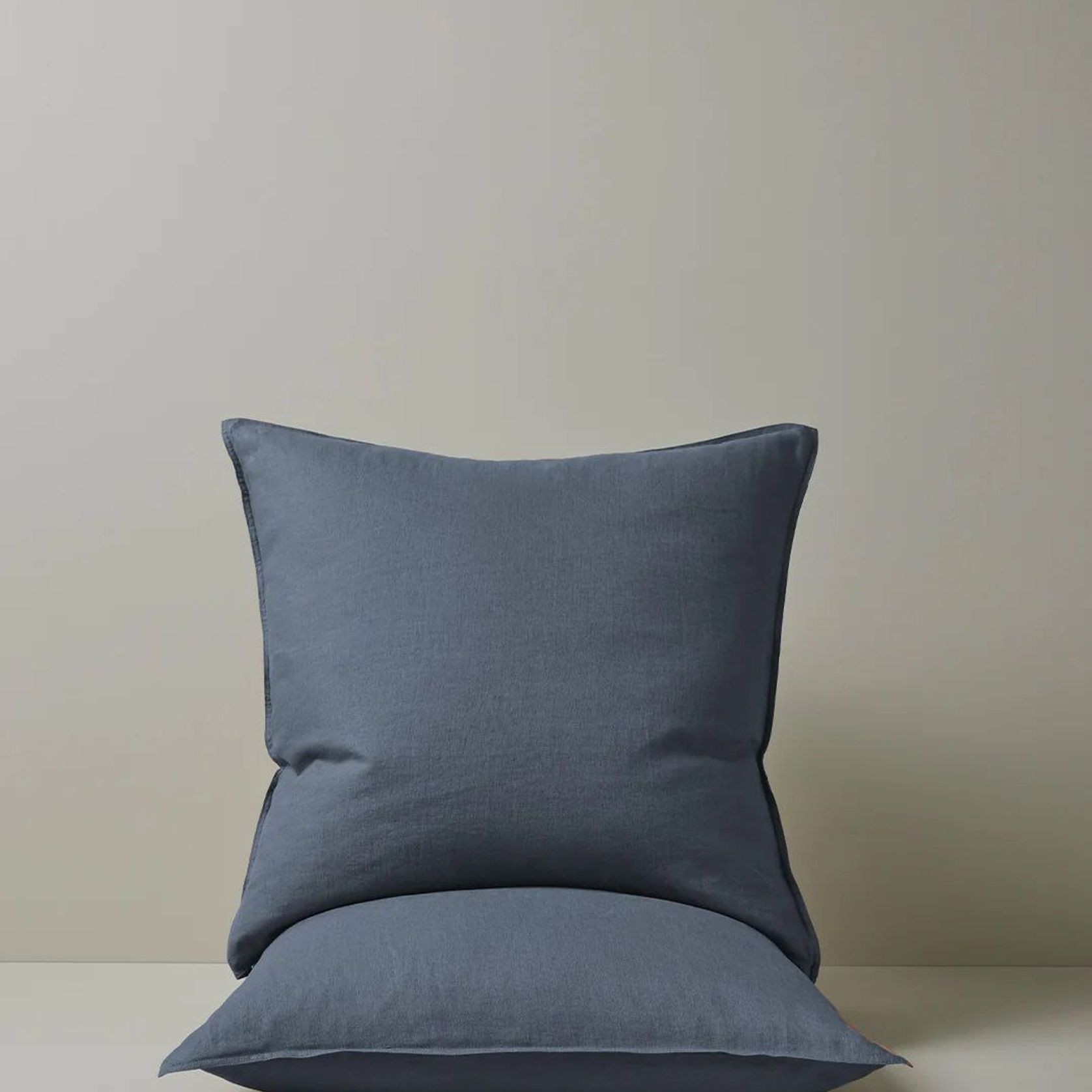 Ravello Pillowcase Pair - Denim | Standard, King or Euro Size gallery detail image