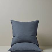Ravello Pillowcase Pair - Denim | Standard, King or Euro Size gallery detail image