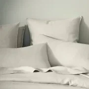 Ravello Pillowcase Pair - Bone | Standard, King or Euro Size gallery detail image