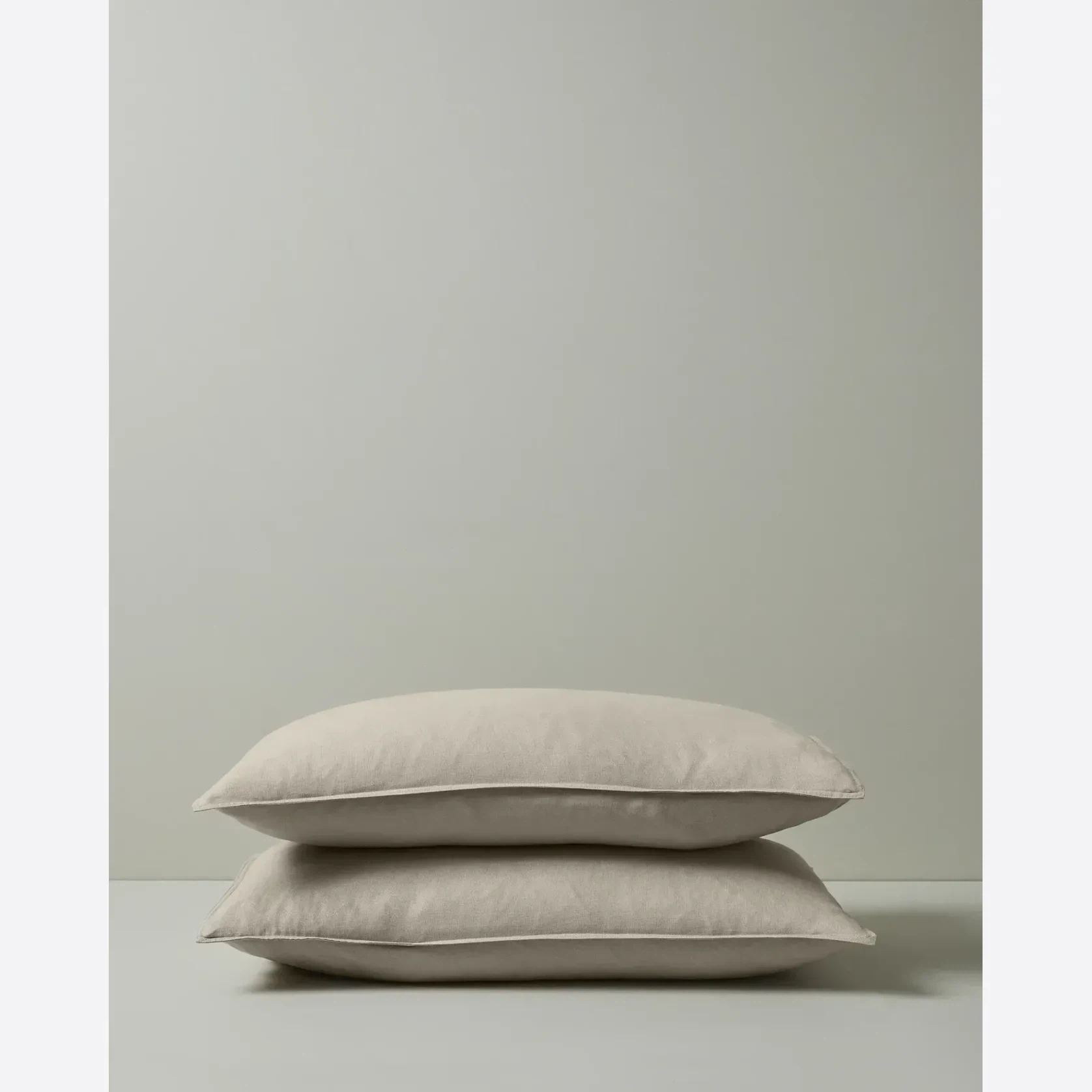 Ravello Pillowcase Pair - Bone | Standard, King or Euro Size gallery detail image