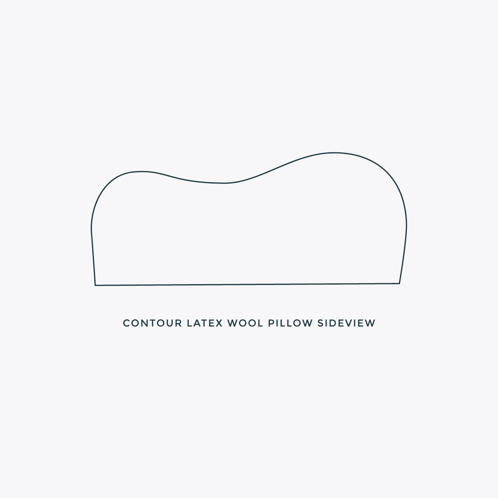 Contour Latex Wool | Pillow gallery detail image