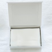 100% Pure Silk Pillowcase - Clean White gallery detail image