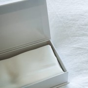 100% Pure Silk Pillowcase Pair - Milk gallery detail image