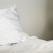 100% Pure Silk Pillowcase - Clean White gallery detail image