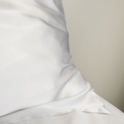 100% Pure Silk Pillowcase - Clean White gallery detail image