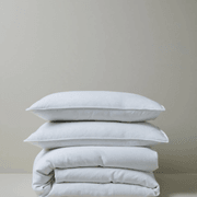 Ravello Pillowcase Pair - White | Standard, King or Euro Size gallery detail image