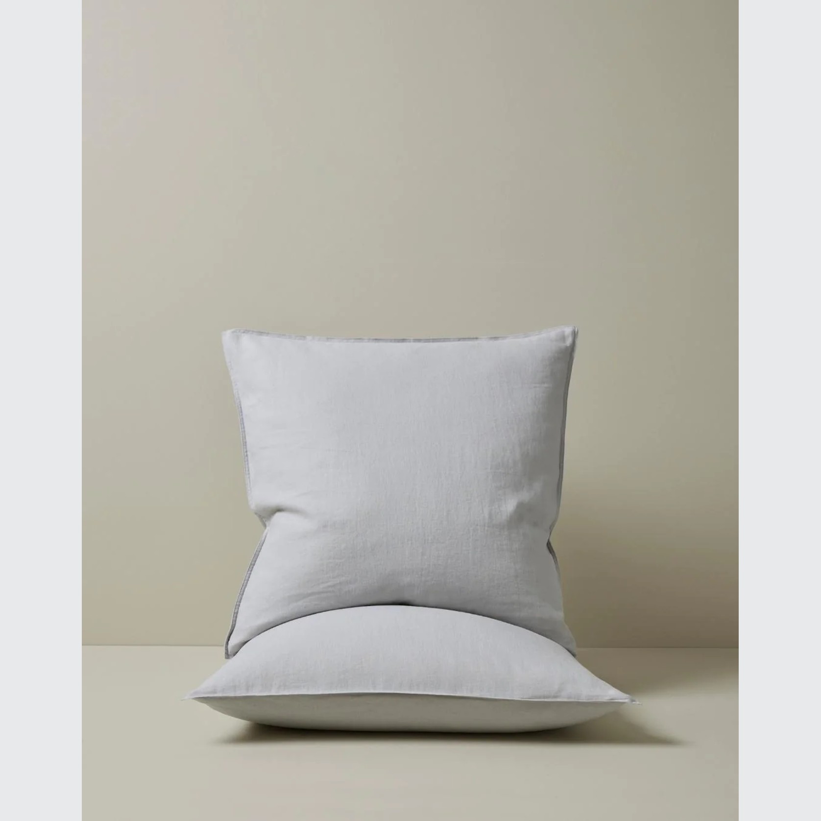 Ravello Pillowcase Pair - Silver | Standard,  King or Euro Size gallery detail image
