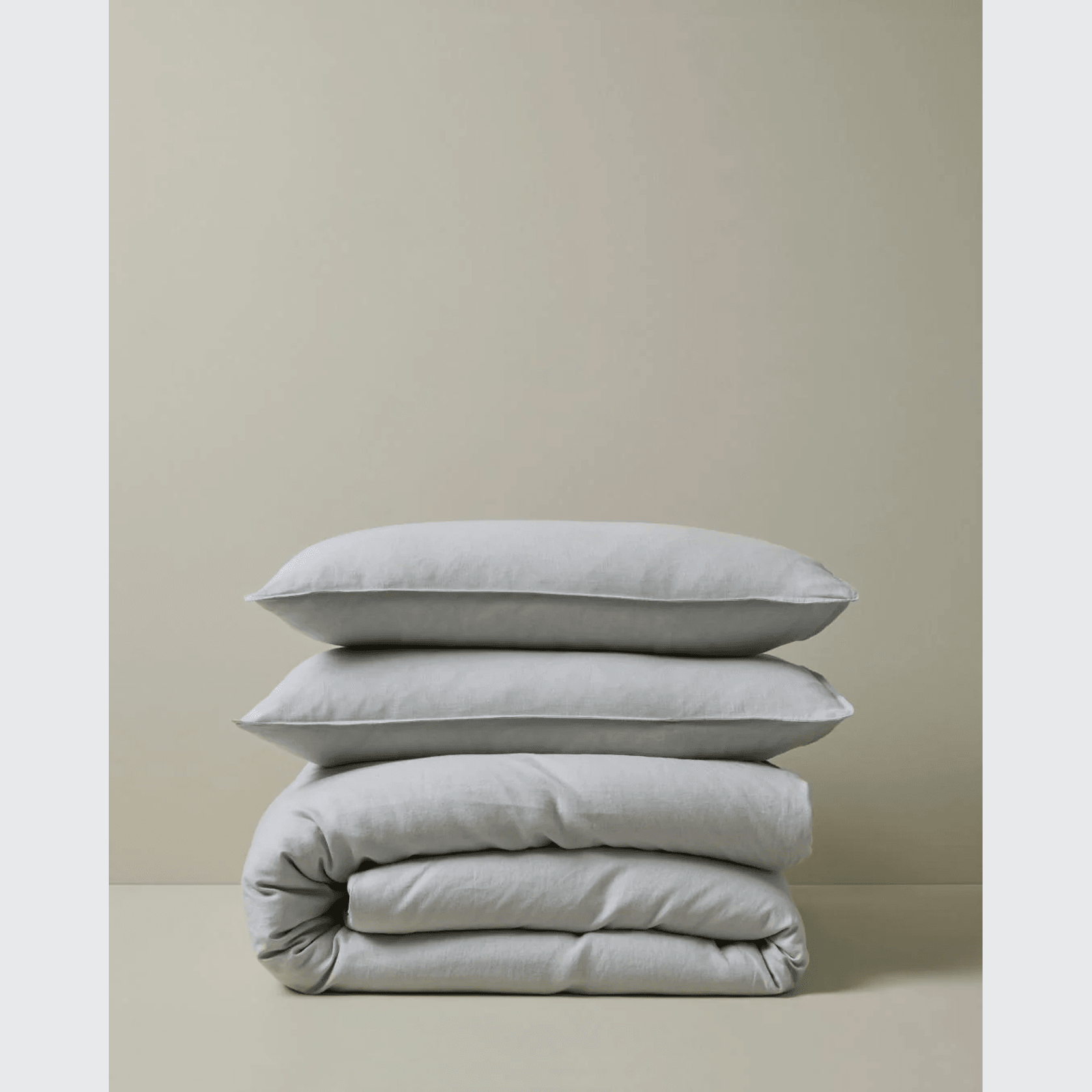 Ravello Pillowcase Pair - Silver | Standard, King or Euro Size gallery detail image