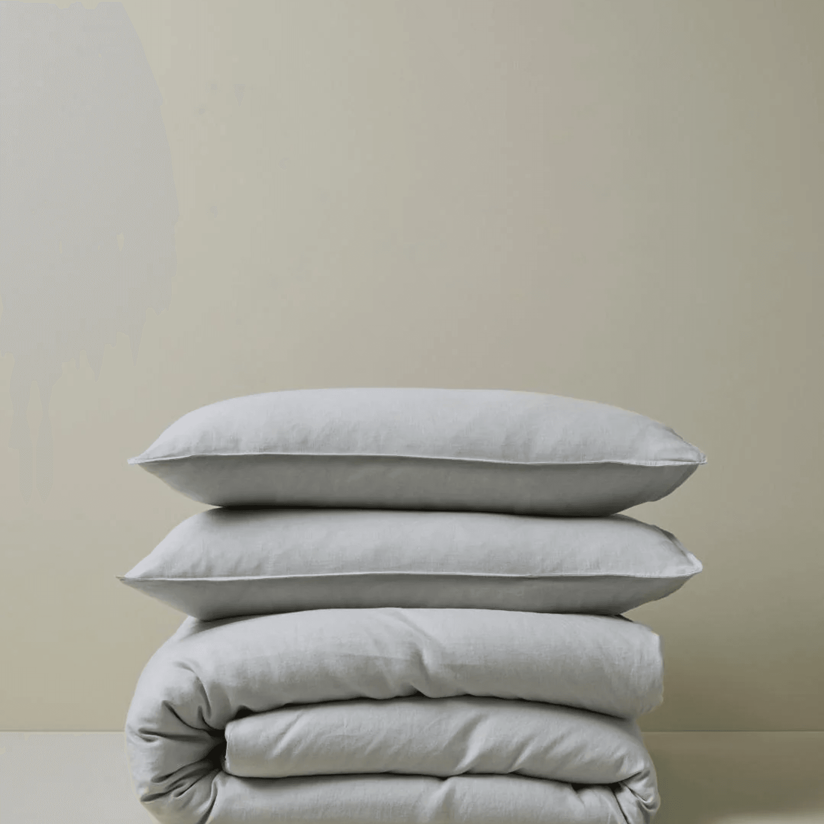 Ravello Pillowcase Pair - Silver | Standard,  King or Euro Size gallery detail image