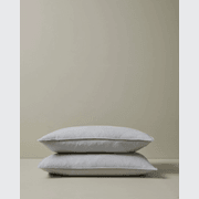 Ravello Pillowcase Pair - Silver | Standard, King or Euro Size gallery detail image