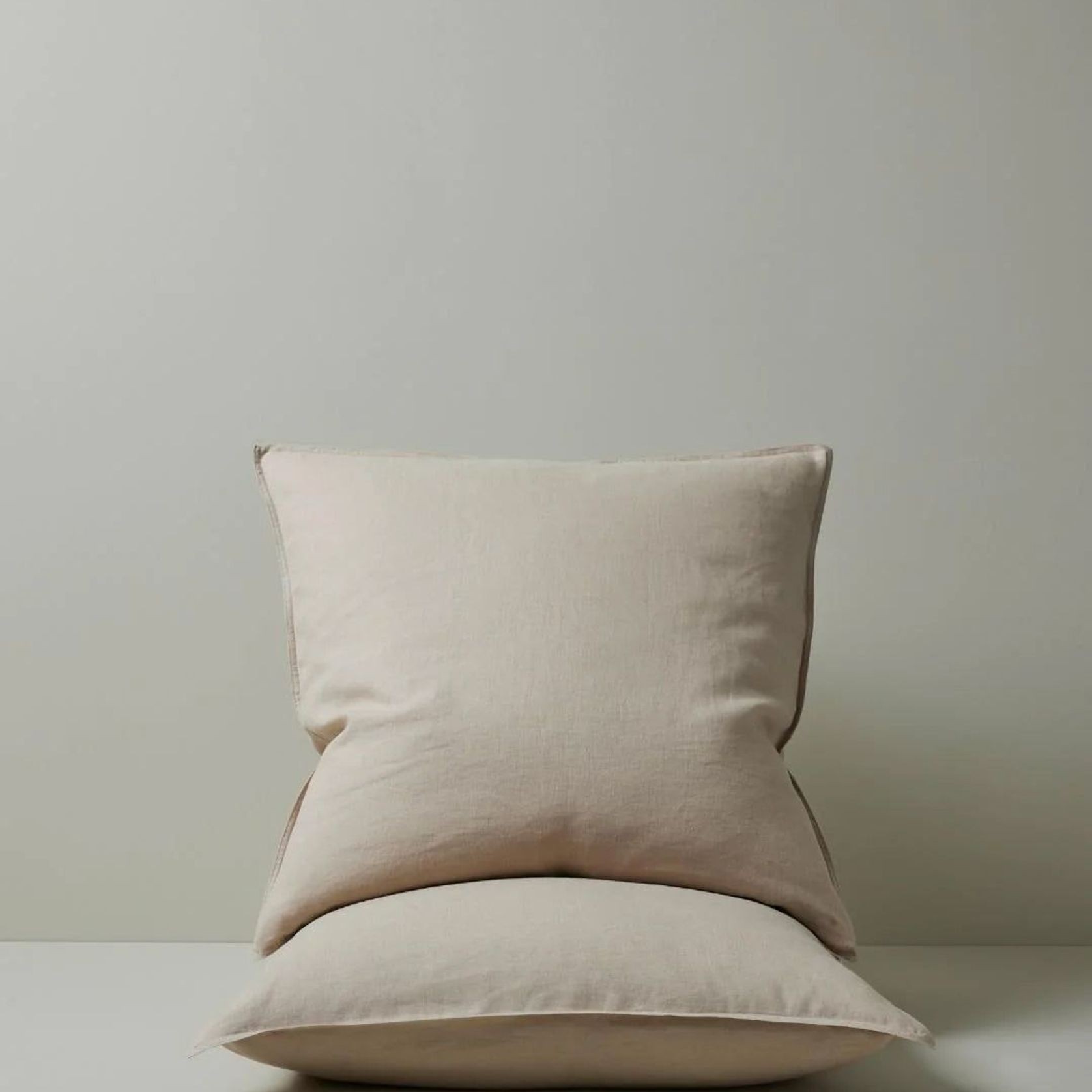 Ravello Pillowcase Pair - Shell | Standard, King or Euro Size gallery detail image