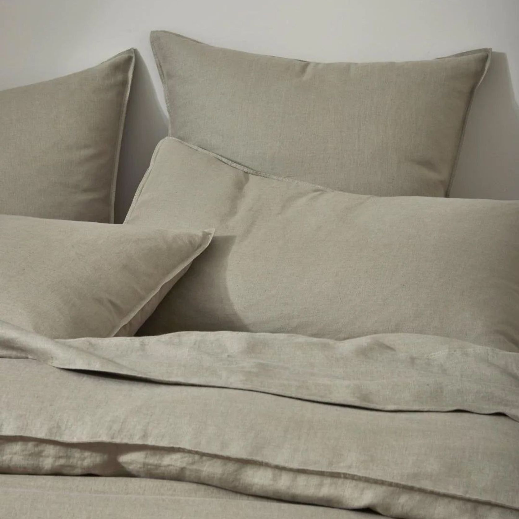 Ravello Pillowcase Pair - Caper | Standard,  King or Euro Size gallery detail image