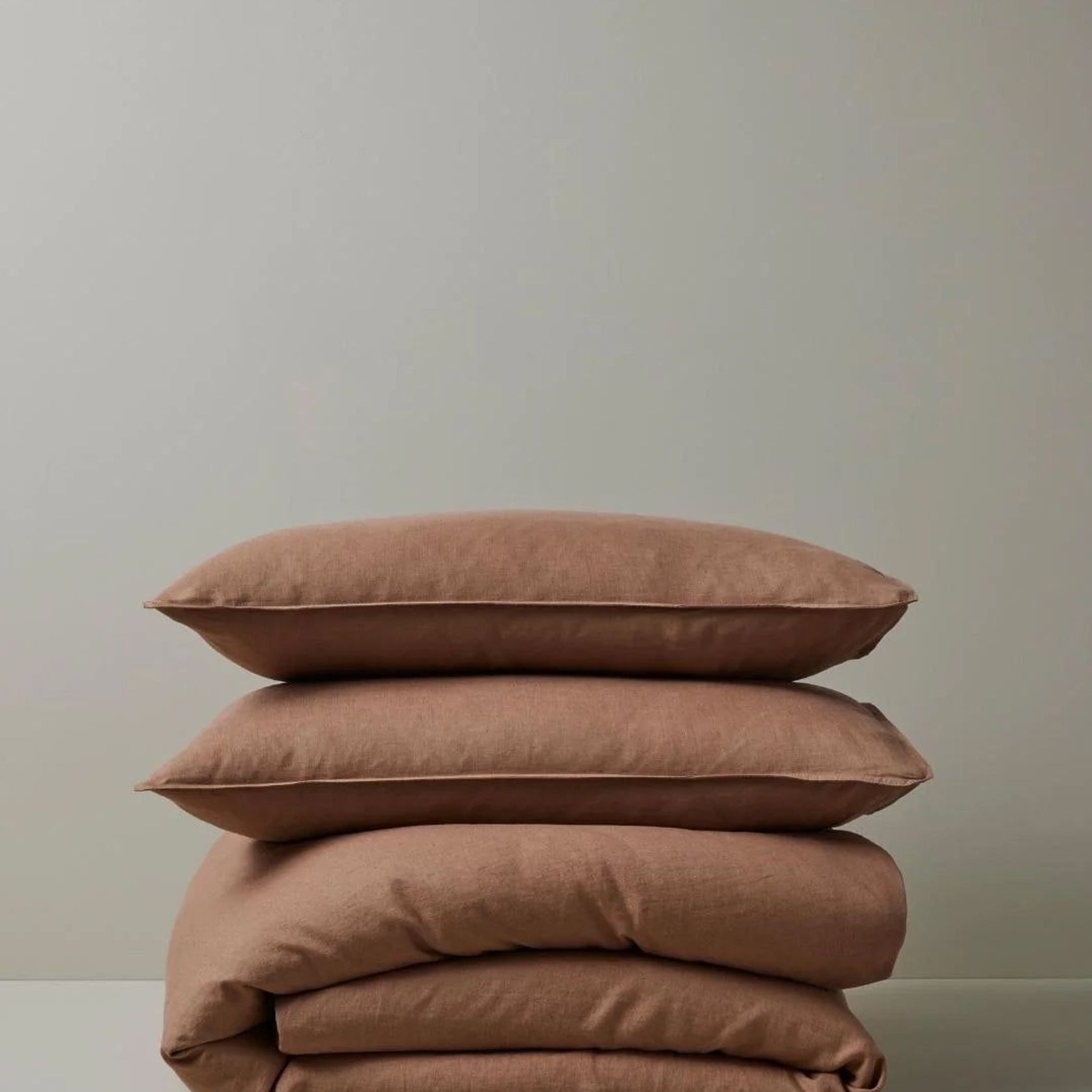 Ravello Pillowcase Pair - Biscuit | Standard, King or Euro gallery detail image