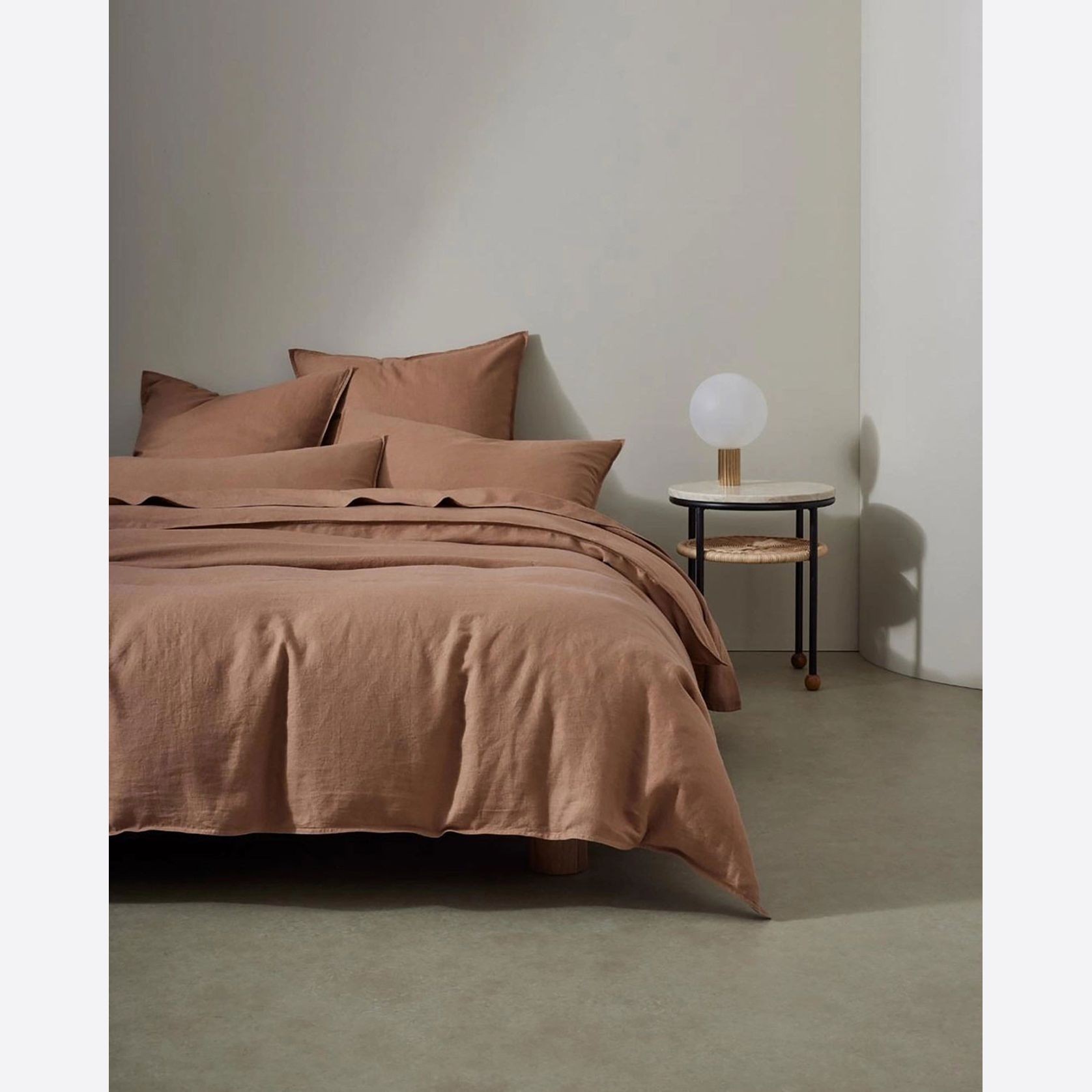 Ravello Pillowcase Pair - Biscuit | Standard, King or Euro gallery detail image