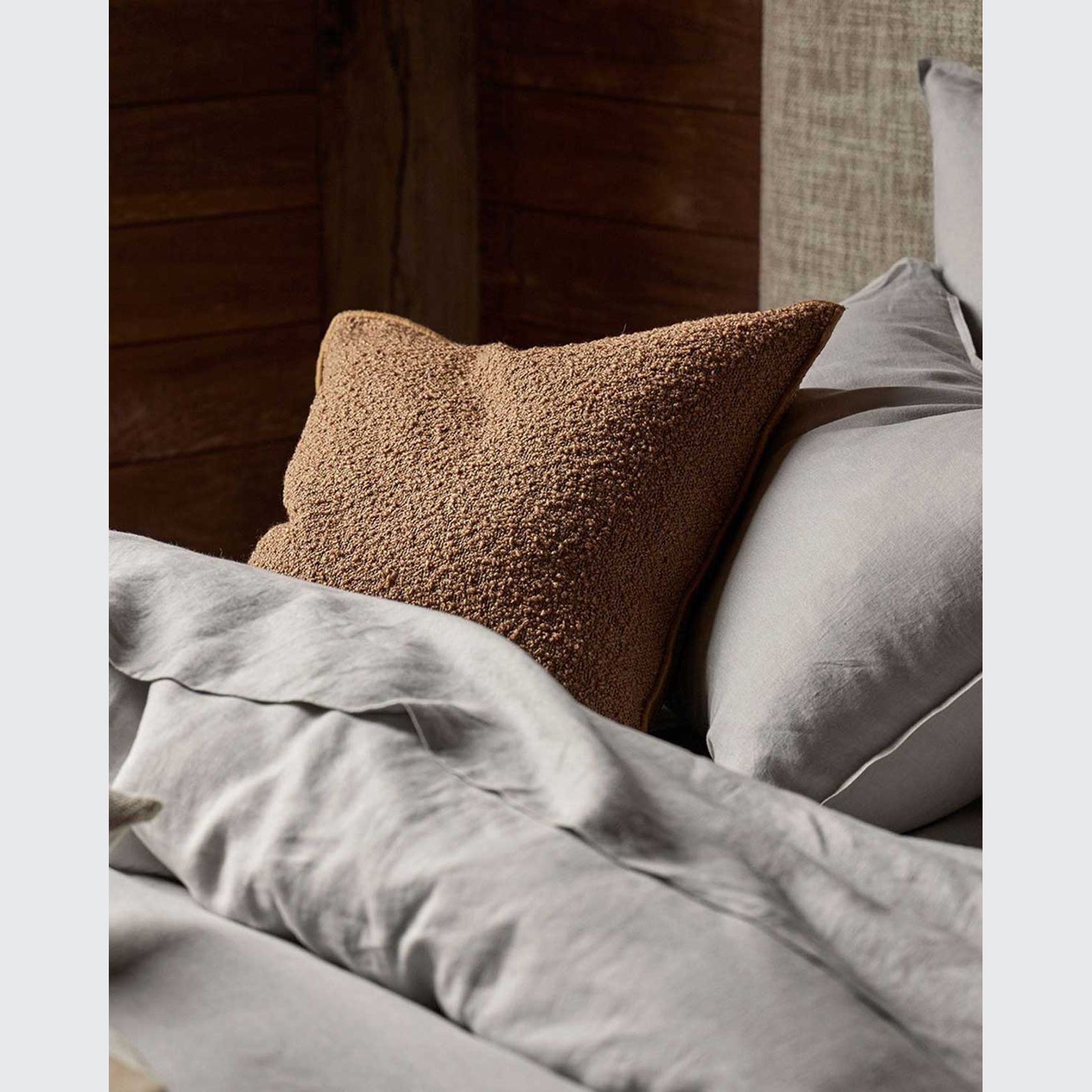 Ravello Pillowcase Pair - Silver | Standard,  King or Euro Size gallery detail image