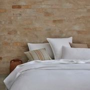 Ravello Pillowcase Pair - White | Standard, King or Euro Size gallery detail image