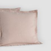 Linen Pillow Cases Stone Standard Pair gallery detail image