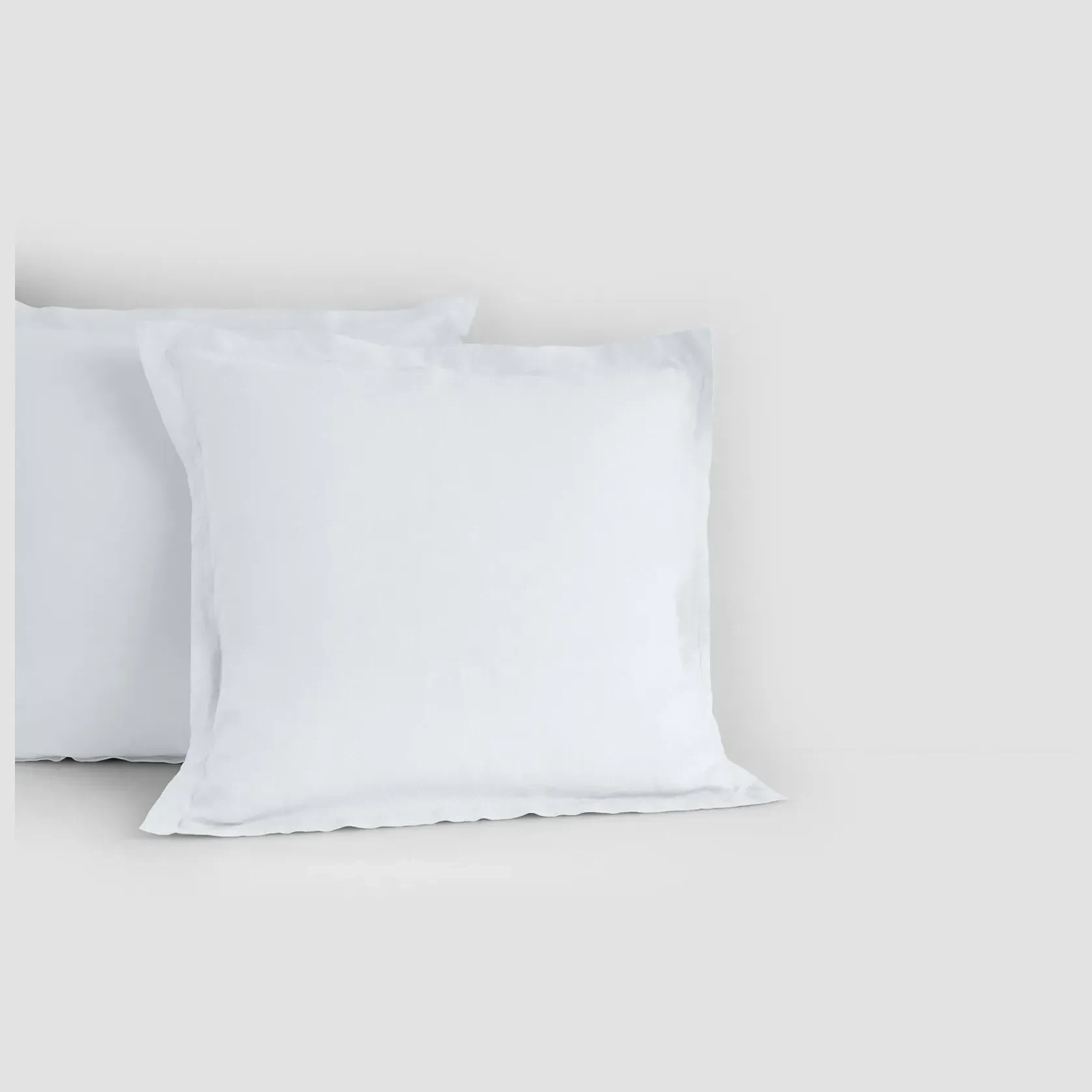 Linen Pillow Cases Stone Standard Pair gallery detail image