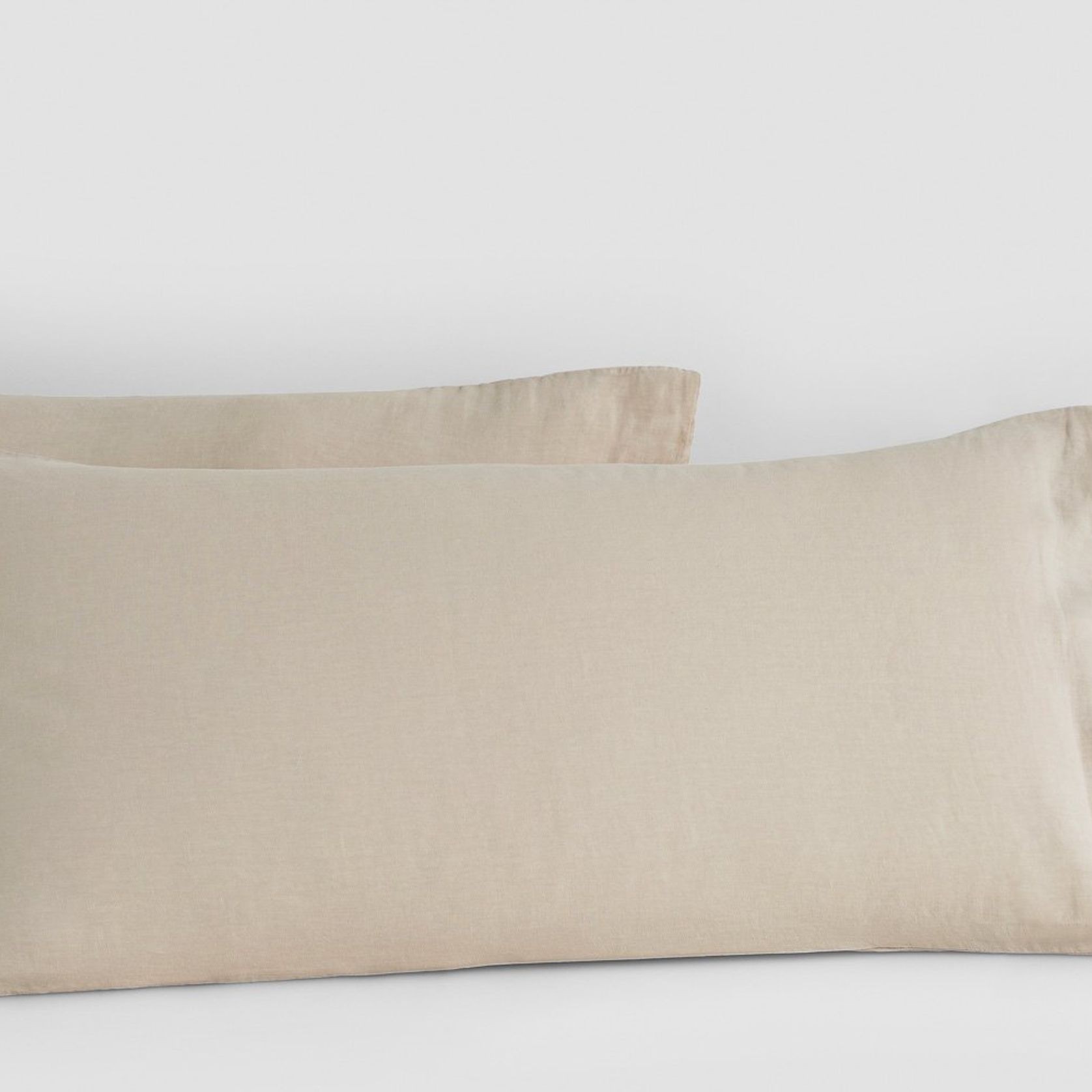 Belgian Linen Tailored Pillow Cases (with flange) gallery detail image