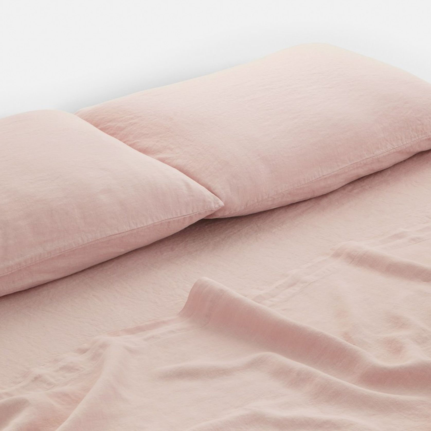 Belgian Linen King Pillow Cases (no flange) gallery detail image