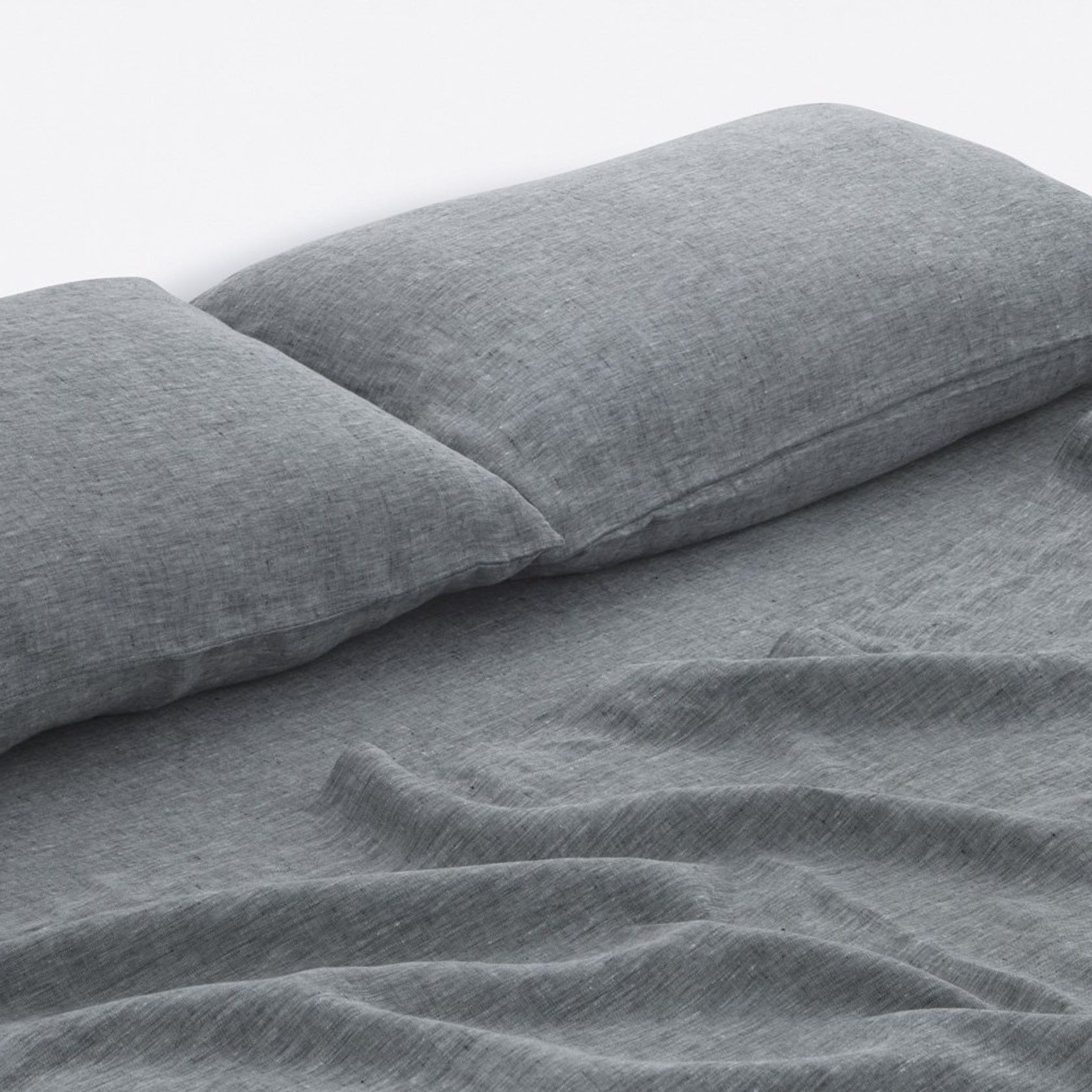 Belgian Linen Tailored Pillow Cases (with flange) gallery detail image