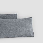 Linen Pillow Cases Stone Standard Pair gallery detail image