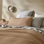 Ravello Pillowcase Pair - Silver | Standard,  King or Euro Size gallery detail image