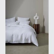 Ravello Pillowcase Pair - White | Standard, King or Euro Size gallery detail image