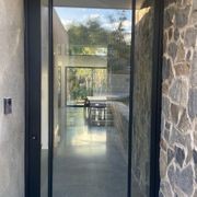 Steel Frame Glass Pivot Doors - Galvanised FPS50 gallery detail image