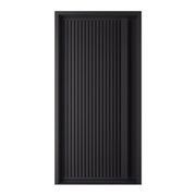 Iron Batten Pivot Entry Doors - Galvanised gallery detail image