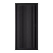 Iron Batten Pivot Entry Doors - Galvanised gallery detail image