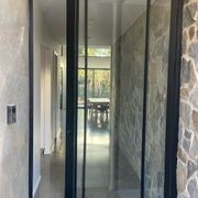 Steel Frame Glass Pivot Doors - Galvanised FPS50 gallery detail image