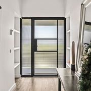 Steel Frame Glass Pivot Doors - Galvanised FPS50 gallery detail image