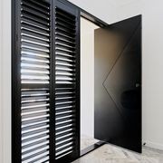Iron Pivot Entry Doors - Galvanised FWA50 gallery detail image