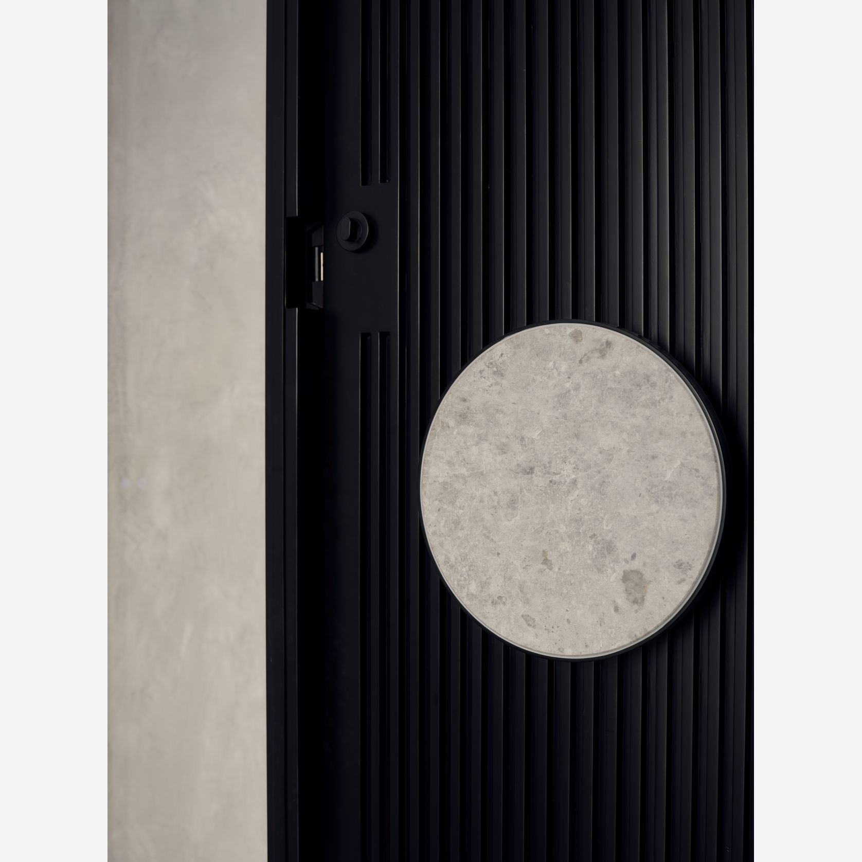 Iron Batten Pivot Entry Doors - Galvanised FWA50 gallery detail image
