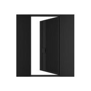 Iron Batten Pivot Entry Doors - Galvanised gallery detail image