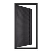 Iron Batten Pivot Entry Doors - Galvanised gallery detail image
