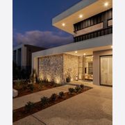 Steel Frame Glass Pivot Doors - Galvanised FPS50 gallery detail image
