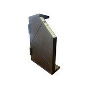 Iron Batten Pivot Entry Doors - Galvanised gallery detail image